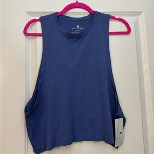 NWT Spiritual Gangster Crewneck Workout Muscle Tank Top in Periwinkle